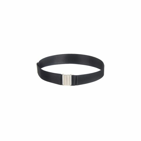 SUBBLIME Regulowane klamry na nogi czarne PU elastyczne paski