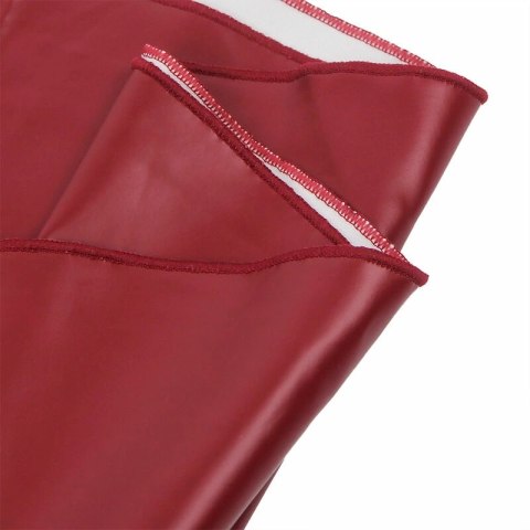 SUBBLIME Sukienka Burgundy z ramiączkami z ekoskory S/M