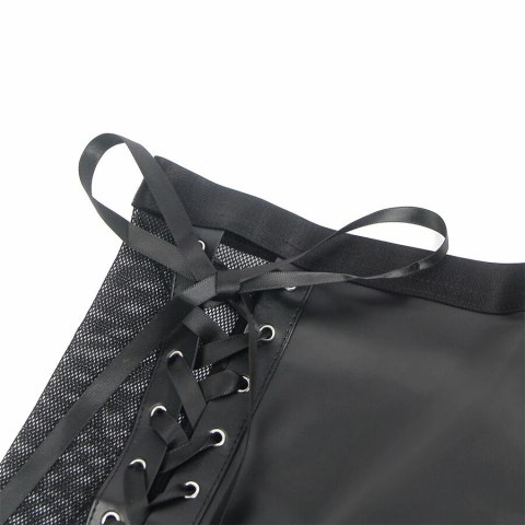 Subblime 957582 Komplet PU Skora i Siatka Czarny S/M z Pasem