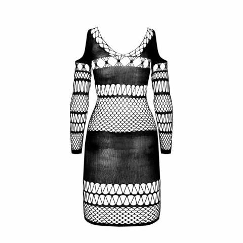 PASSION BS 105 Bodystocking czarny elastyczny jeden rozmiar