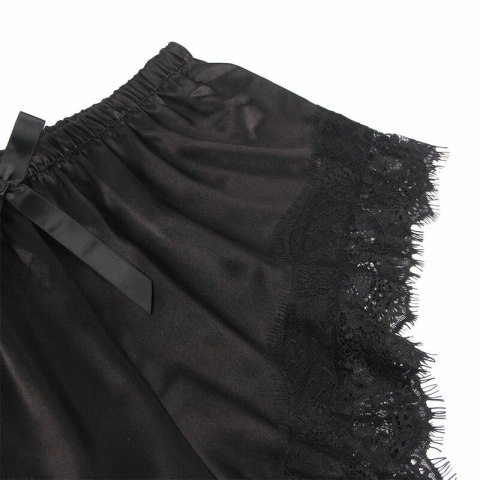 Subblime 953935 Czarna Koszulka Nocna i Koronkowe Spodnie S/M