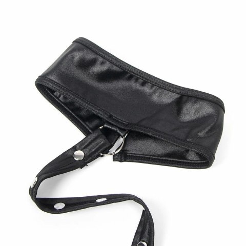 Subblime 954406 sukienka skorzana czarna S/M - model bondage