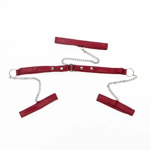 Subblime 954437 Koronkowa Sukienka Bondage Czarna L/XL Komfortowa