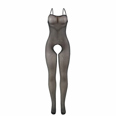 Subblime 951726 Czarny Bodystocking z Siatki Rybackiej, Elastyczny, One Size