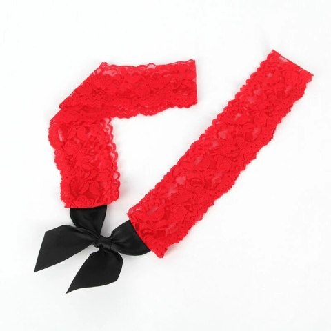 Subblime 952068 Sukienka mini z siatki rybackiej czarno-czerwona, uniwersalna