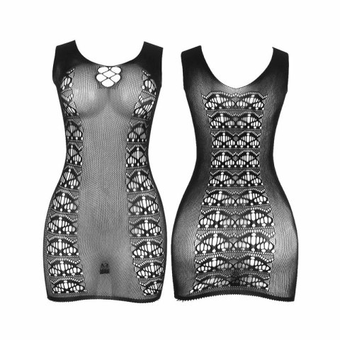 Subblime 952167 krotka elastyczna sukienka z siatki rybackiej czarna uniwersalna