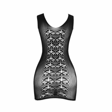 Subblime 952167 krotka elastyczna sukienka z siatki rybackiej czarna uniwersalna