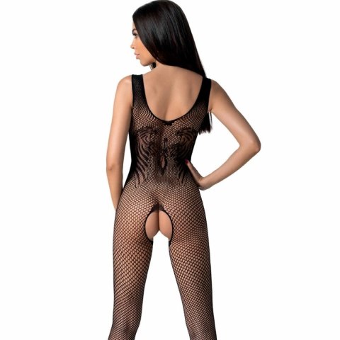 PASSION BS098 Bodystocking Czarny Elastyczny Jeden Rozmiar