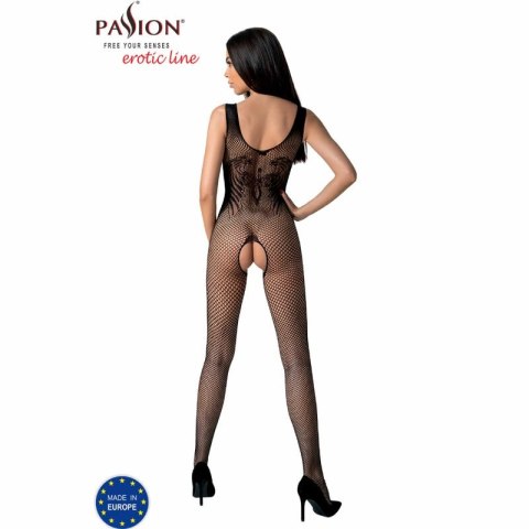 PASSION BS098 Bodystocking Czarny Elastyczny Jeden Rozmiar