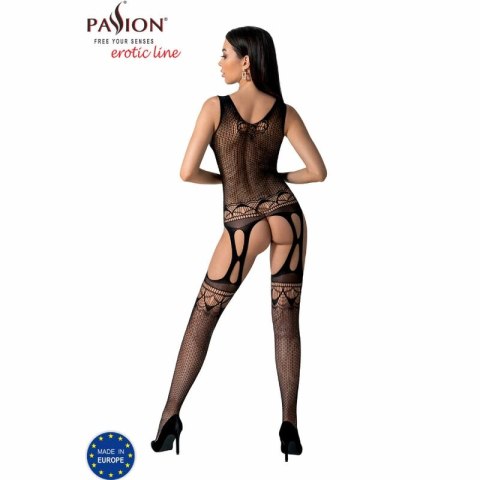 Passion BS099 czarny bodystocking siateczkowy jeden rozmiar