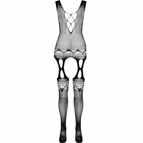 Passion BS099 czarny bodystocking siateczkowy jeden rozmiar