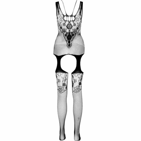 Passion Bodystocking ECO BS011 Czarny - Ekologiczny Uniwersalny Model
