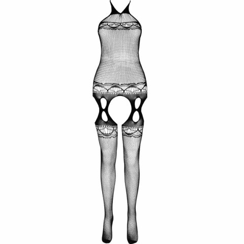 Passion Eco BS006 Bodystocking czerwony - ekologiczny, uniwersalny rozmiar