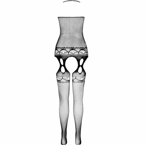 Passion Eco BS006 Bodystocking czerwony - ekologiczny, uniwersalny rozmiar