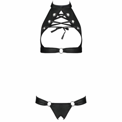 Passion Malwia komplet z eko-skory L/XL ozdobne kołka i sznurowania