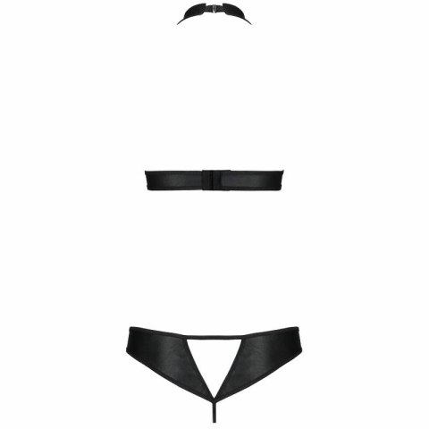 Passion Malwia komplet z eko-skory L/XL ozdobne kołka i sznurowania