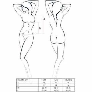 Passion Imagine Woman Zestaw Bielizny Czarny L/XL