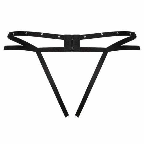 Livco Corsetti Fashion Nomade Czarny Paseczki Stringi bezszwowe