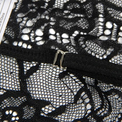 Subblime Police Black L/XL - koronkowy kostium z dodatkami