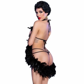 Chilirose CR 4479 Body koronkowe bez kroku niebieskie S/M