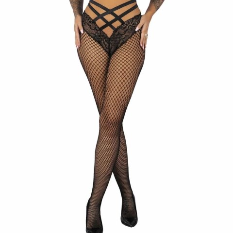 Livco Corsetti Fashion Faxandra LC90742 rajstopy siateczkowe czarne