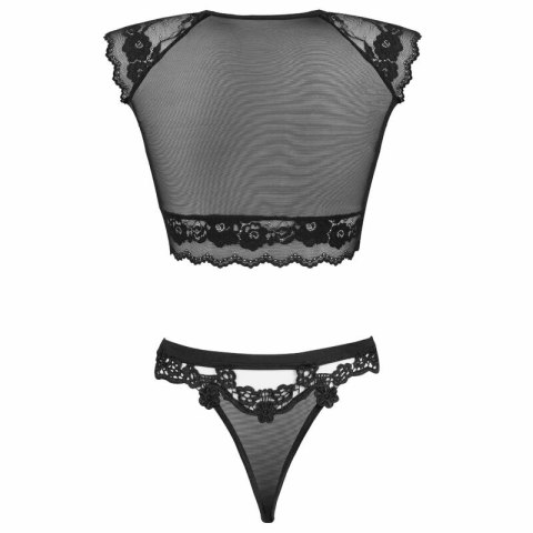 Livco Corsetti Fashion Timosan LC90631 komplet: biustonosz i figi czarne