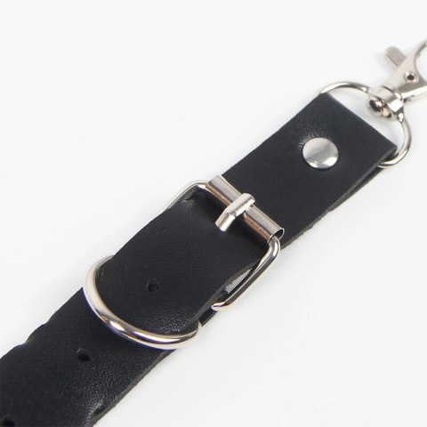 Subblime Harness z Regulowanymi Szelkami i Metalowymi Detalami, Czarny, Uniwersalny