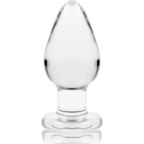 Ibiza Nebula Series Model 3 szklany korek anatomiczny 11 cm transparentny