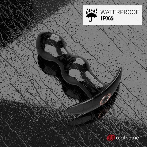 ANBIGUO TIBERIO - bezprzewodowa wtyczka analna z pilotem zegarkiem, 7 trybow, silikon medyczny