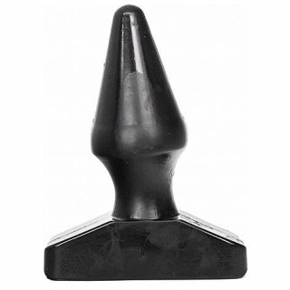 All Black Wtyczka anatomiczna 16 cm, stożkowa, PVC, czarna