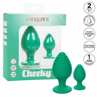 CalExotics Cheeky Plug Zielony Silikonowy Model S 5cm Wodoodporny