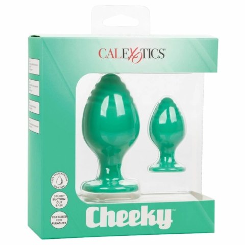 CalExotics Cheeky Plug Zielony Silikonowy Model S 5cm Wodoodporny
