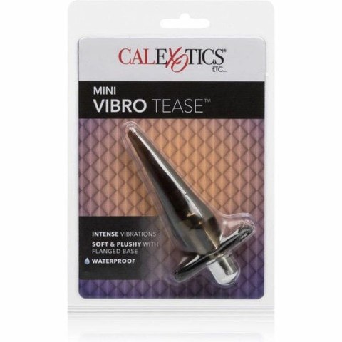 CalExotics Mini Vibro Tease Czarny - kompaktowy model wibrujący wodoodporny