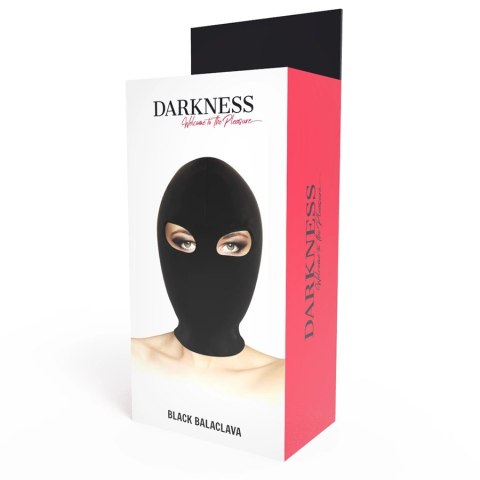 Darkness Mask Czarna Spandex - Anatomiczna Maska z Otworem na Usta