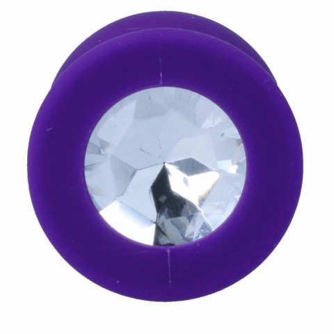 Intense SHELKI M korek anatomiczny silikonowy liliowy 8 cm