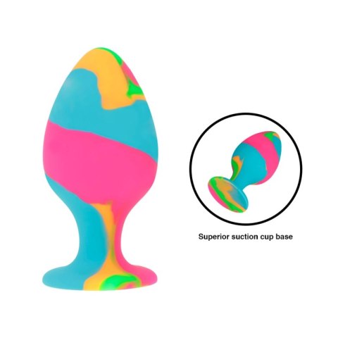 Intense Zestaw Kolorowych Wtyczek Silikonowych - 3 Rozmiary, Tie-Dye