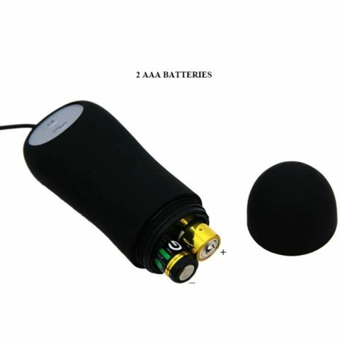 Pretty Love Airy Plug silikonowa kotwiczka wibrująca 12 trybow czarna