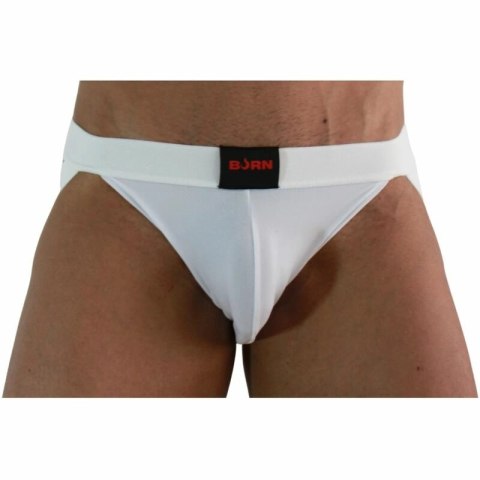 BURN Jockstrap 007 Lycra Biały S - Nowoczesny, Przewiewny Design