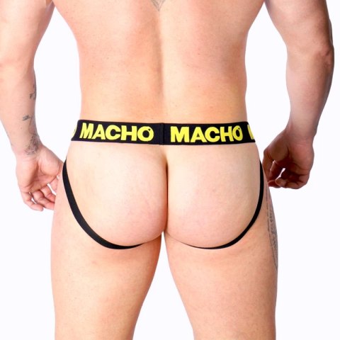MACHO MX25A Jockstrap Lycra żołty L - sportowa bielizna męska