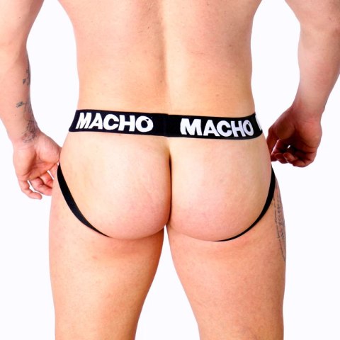 Macho MX28FR Jockstrap rożowy neonowy L - elastyczny anatomiczny kroj