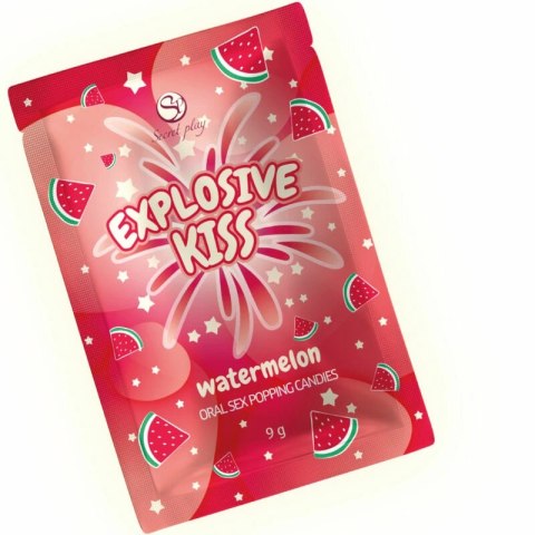 Secret Play Popping Candies Arbuzowe 9g - musujące cukierki smakowe