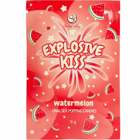 Secret Play Popping Candies Arbuzowe 9g - musujące cukierki smakowe