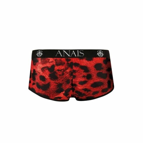 ANAIS MEN Savage Brief S Czerwone Bokserki Sportowy Kroj Animal Print