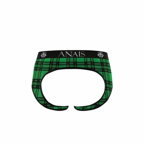Anais Men Magic Jock Bikini M czarno-zielony, lycra, komfortowy pas