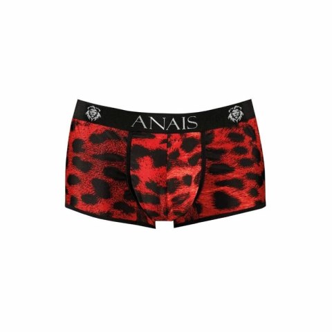 Anais Men Savage Boxer S czerwony mikrofibra print zwierzęcy