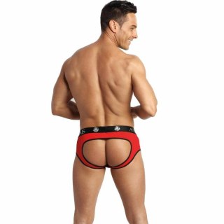 Anais Men Soul Jock Bikini XL czerwone, mikrofibra, otwarte plecy