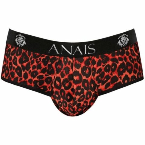 Anais Men Tribal Bikini Jock XL - Czerwony, mikrofibra, wzor zwierzęcy