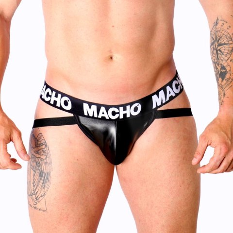 MACHO MX25NC Jock L czarna syntetyczna skora elastyczna