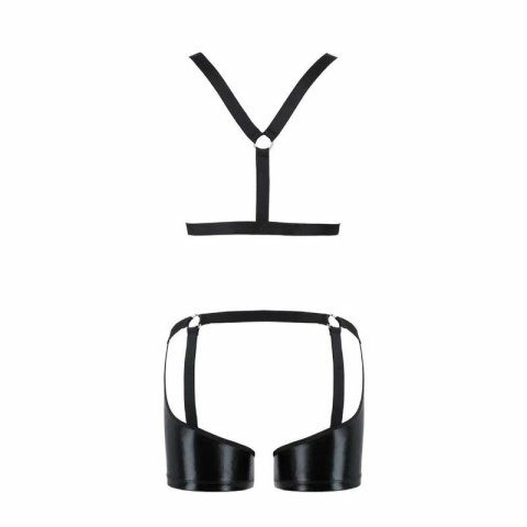 Passion ARON 047 Komplet damski czarny S/M certyfikat Oeko-Tex