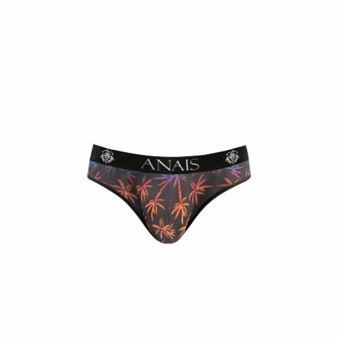 ANAIS MEN Chill Slip XL Czarny Tulle Kolorowy Print Komfortowy Pas